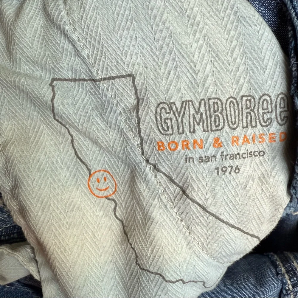 Gymboree Blue Denim Overalls Size 8
